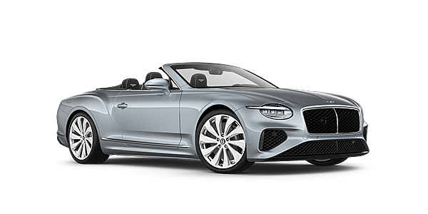 Bentley Tel Aviv New Bentley Continental GTC convertible front three quarters in Silverlake paint